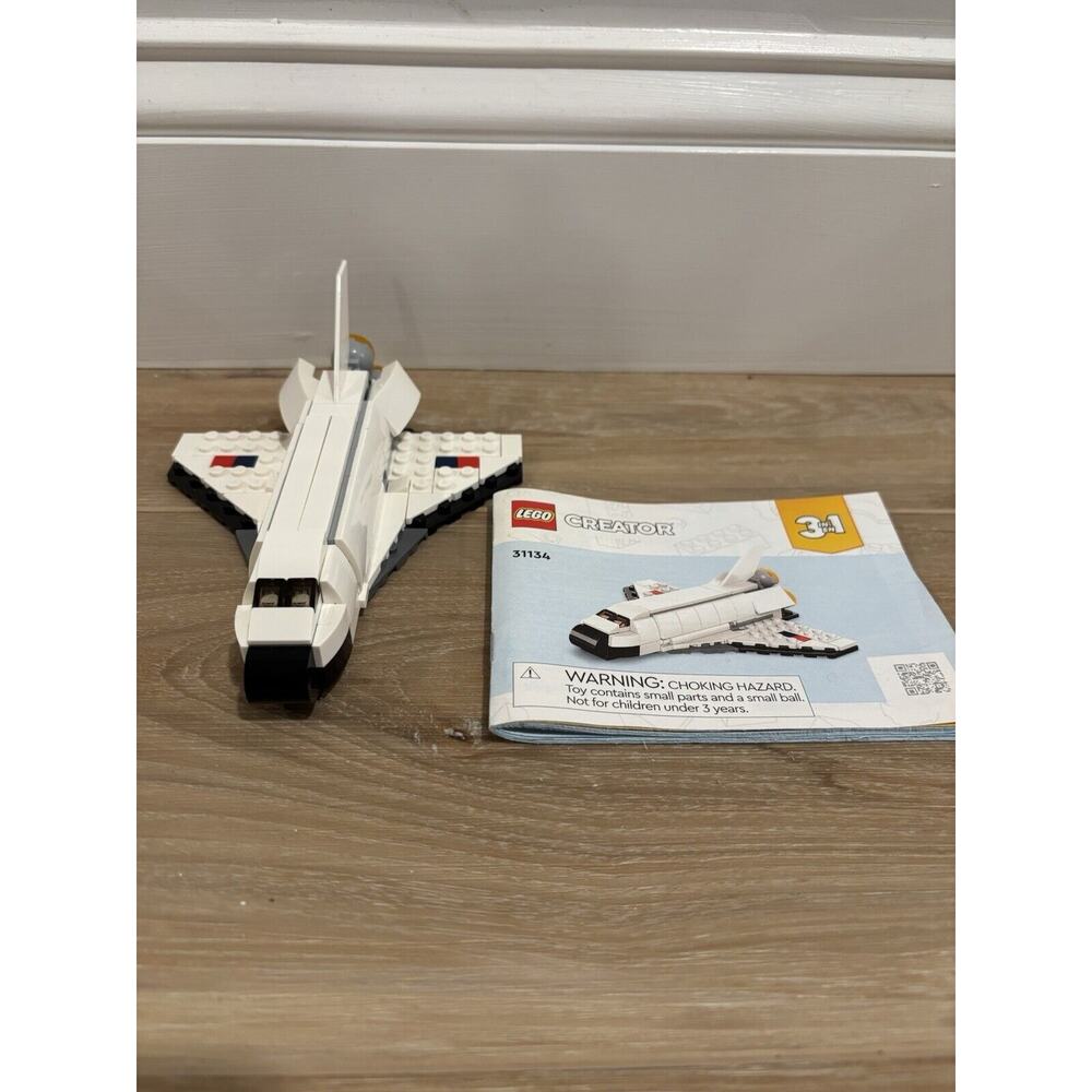 Lego Creator 3 In 1: Space Shuttle #31134 / 144 Pieces / 100% Complete Orig Box - Picture 14 of 16